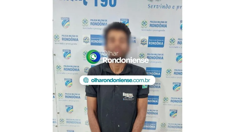 PRESO: Homem descumpre medida protetiva, ameaça mãe e filha e é contido pela PM em Porto Velho