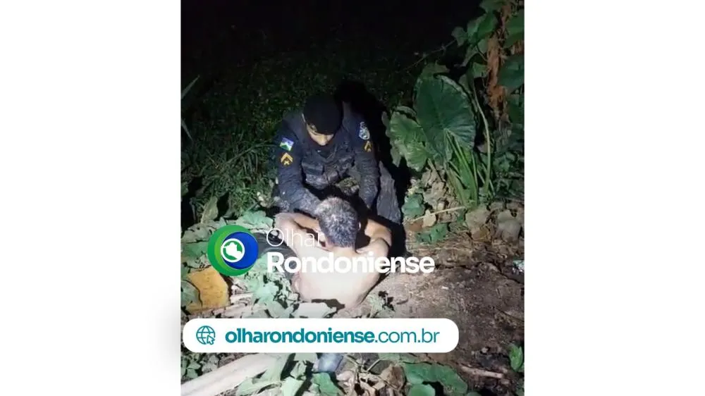 Foragido conhecido como “Ratão” é preso após tentar se esconder em bueiro em Porto Velho