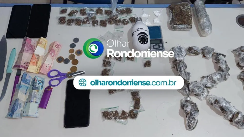 CASAL DO CRIME: Polícia prende casal suspeito de tráfico de drogas em residencial da zona leste de Porto Velho