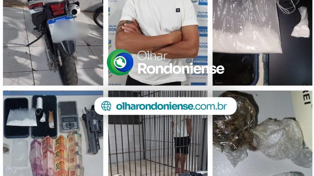 APONIÃ: Polícia Militar prende suspeito de tráfico e encontra drogas em apartamento