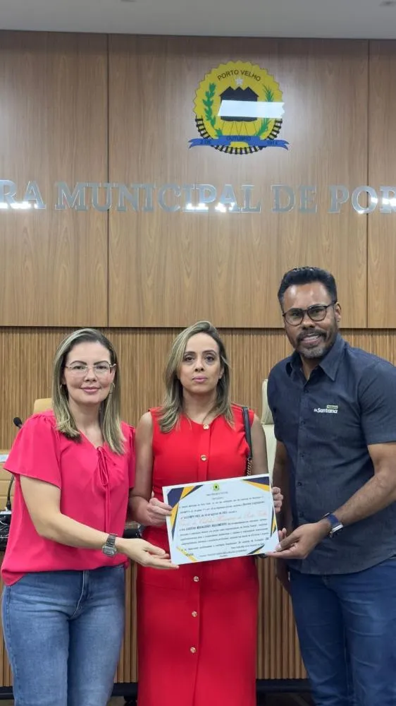 Câmara concede Título de Cidadã Honorária à ex-superintendente da PF em Rondônia, Dra. Larissa Magalhães