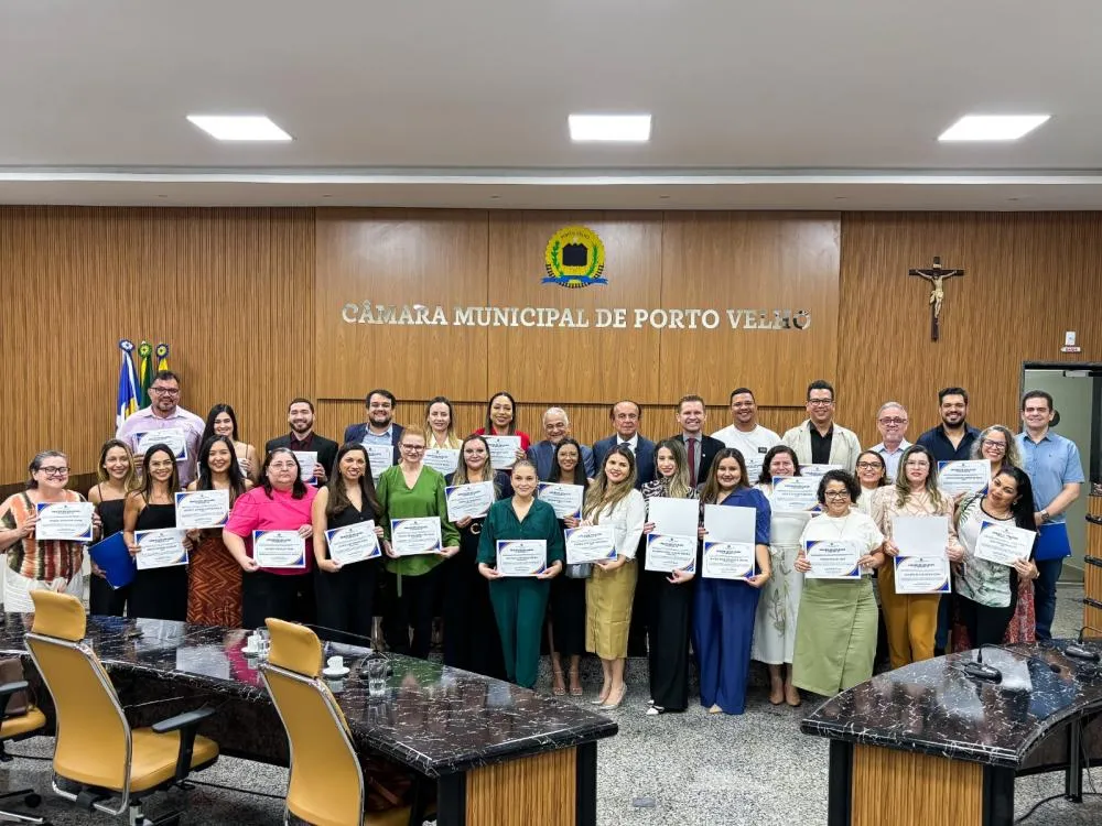 Câmara de Porto Velho realiza solenidade de entrega da Moção de Aplauso aos profissionais e instituições de apoio a pessoas com fissura labiopalatina, de autoria do vereador Pastor Bruno Luciano