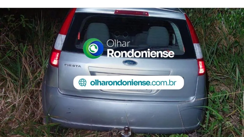 Carro roubado de idoso amarrado em assalto é encontrado abandonado em matagal em Porto Velho
