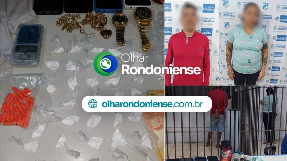 ZONA LESTE: Polícia fecha ponto de tráfico e prende casal no bairro JK