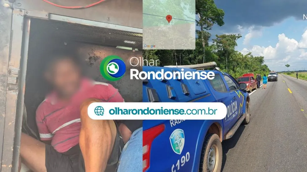 URGENTE: Pai é preso suspeito de matar a própria filha na BR-364 em Rondônia