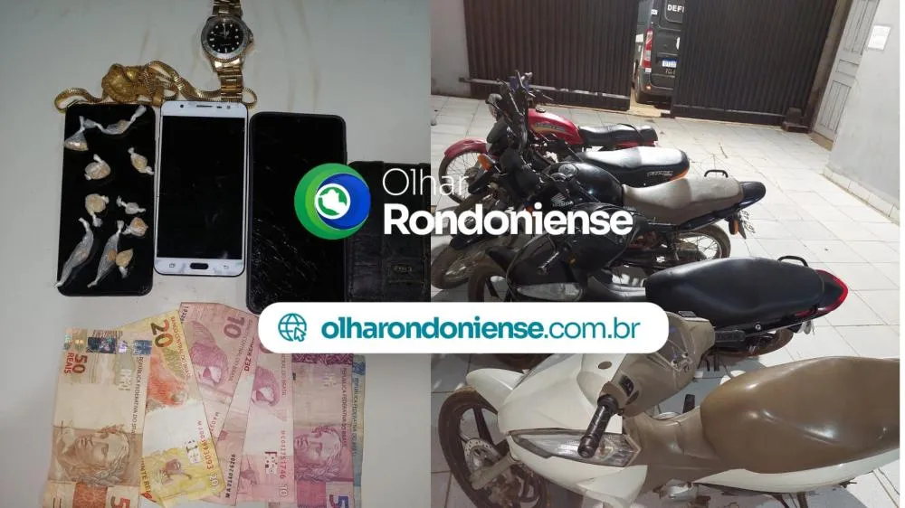 AÇÃO POLICIAL: Equipe do 5º BPM recupera motos furtadas e apreende drogas em operação na zona Leste
