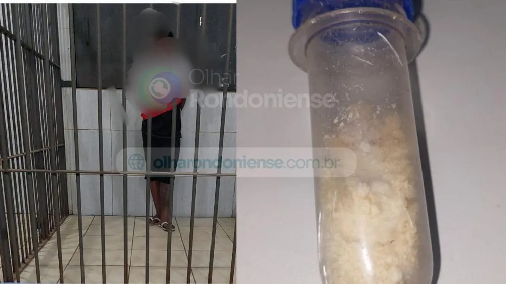 PRÓXIMO À RODOVIÁRIA: Polícia Militar prende jovem conhecido como ‘DH do CV’ por tráfico de drogas em Porto Velho