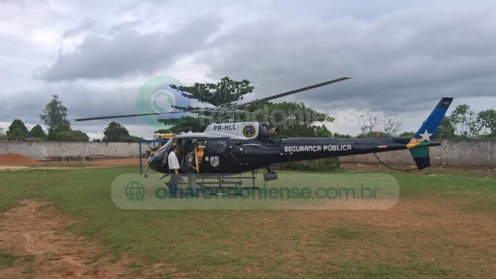 RESGATE AÉREO URGENTE: Trabalhador é salvo após cair de telhado em escola de Rio Pardo