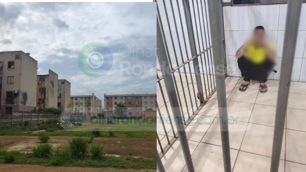 ZONA LESTE: homem é preso por tráfico de drogas no residencial Orgulho do Madeira