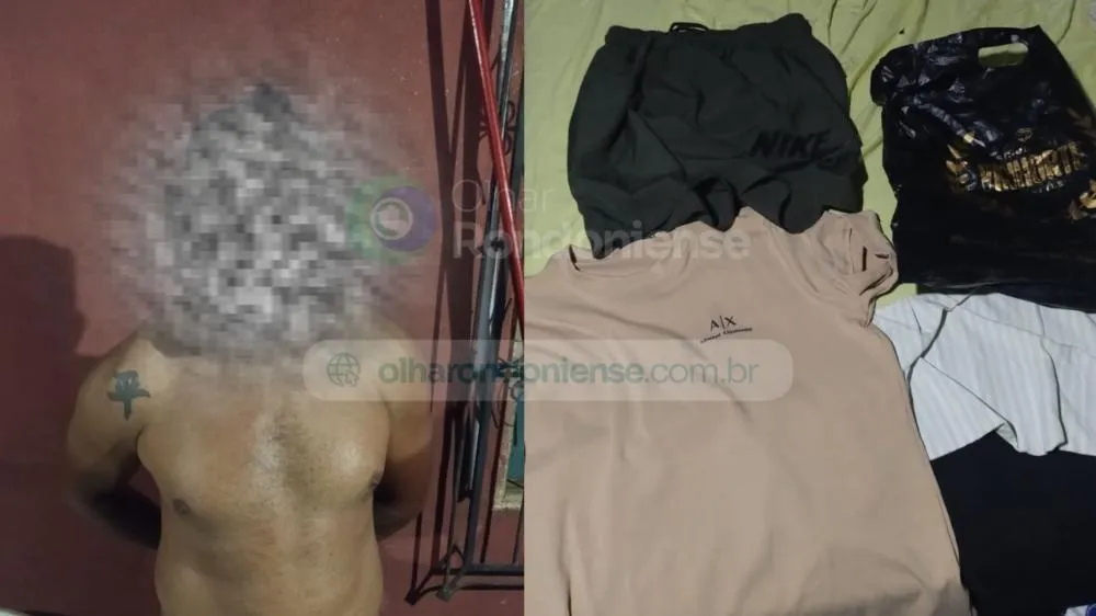 GOLPE DO PIX: Criminoso simula pagamento, foge com roupas e acaba preso pela PM
