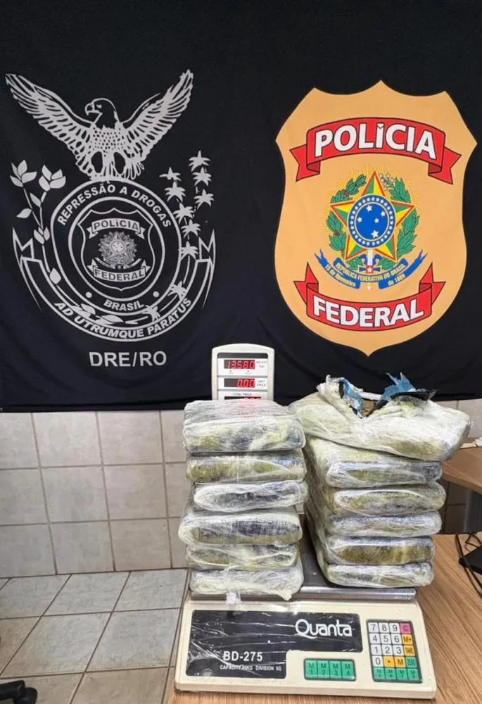 Com drogas na mala e identidade falsa, passageiro é preso pela PF no aeroporto de Porto Velho