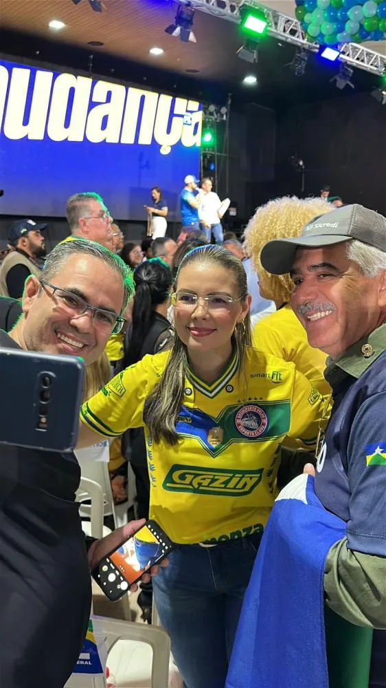 Pré-candidata a deputada federal, Sofia Andrade prestigia lançamento de Marcos Rogério e Delegado Camargo
