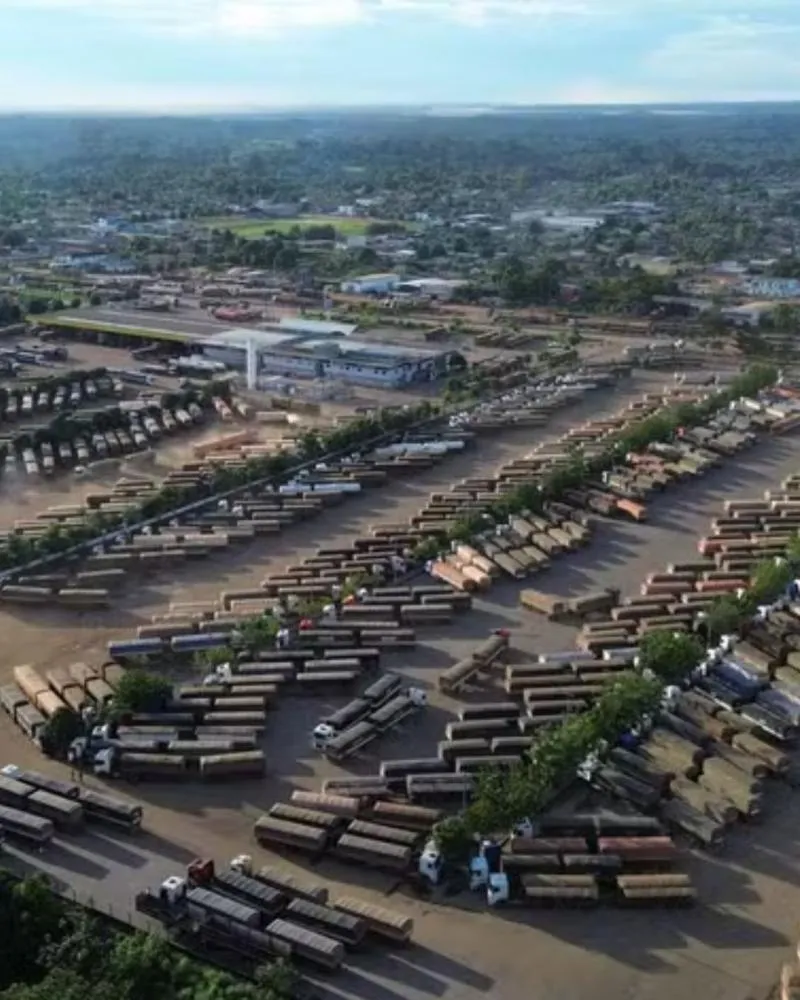 Filas Quilométricas de Caminhões Travavam Escoamento de Soja em Rondônia