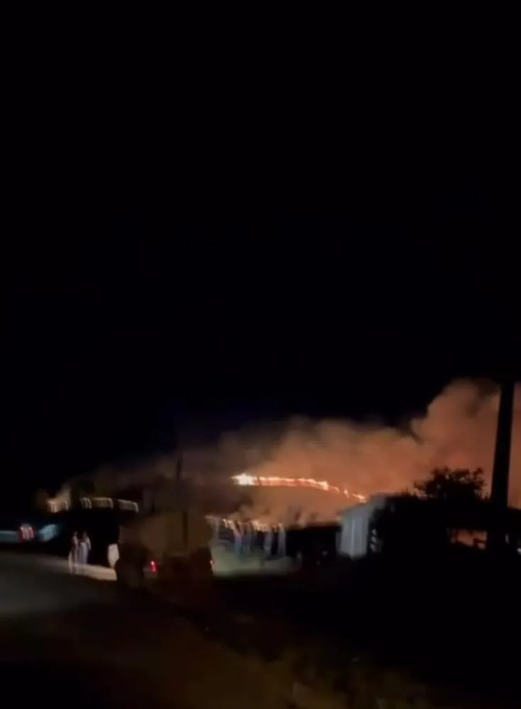 Fogo em serra de Theobroma deixa moradores em pânico