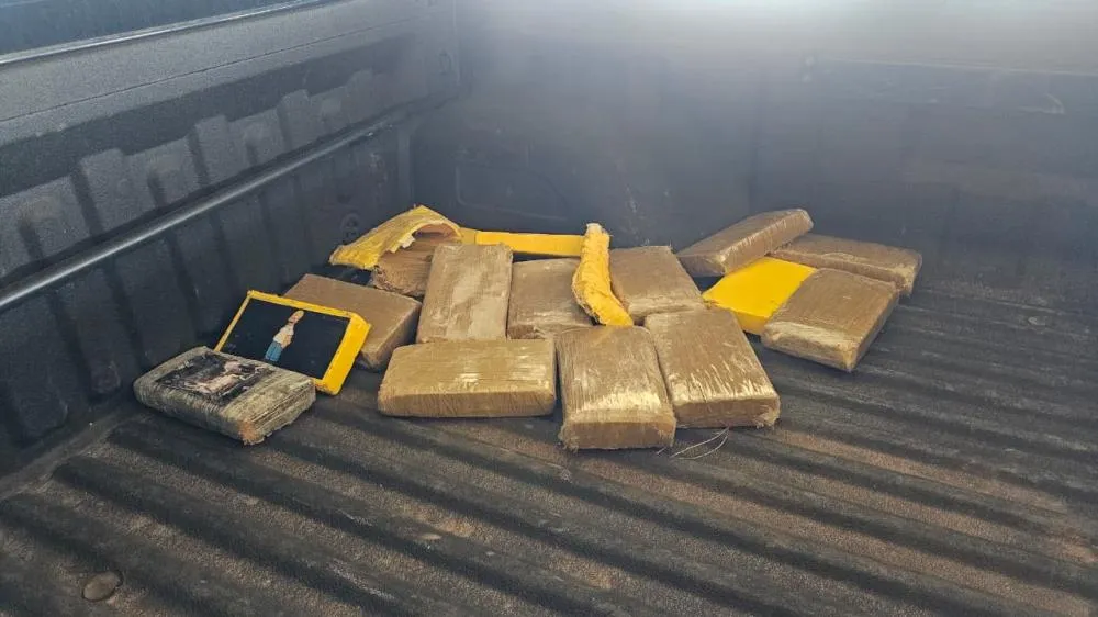 Caminhão é interceptado e quase 250 kg de drogas são apreendidos na BR-364, em Alto Paraíso
