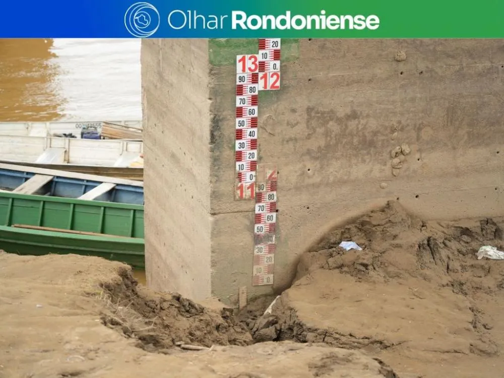 EM ALERTA: Rio Madeira fica 1,47 metro abaixo da média histórica e exige atenção em Rondônia