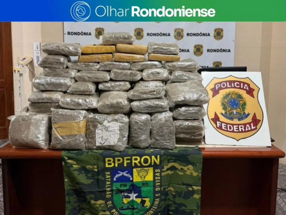 OPERAÇÃO EM RO: mais de 100 kg de skunk são apreendidos em distrito de Porto Velho; dois homens são presos