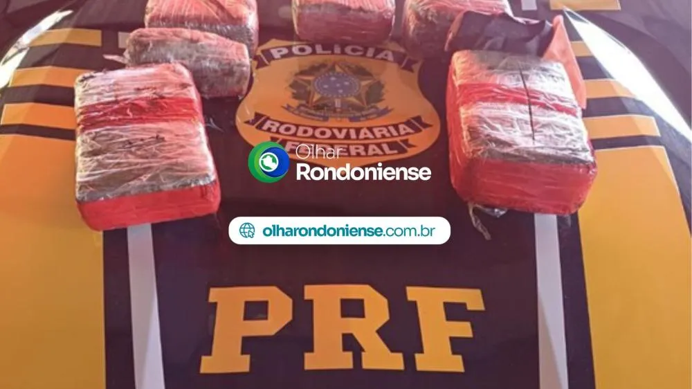 PRF localiza drogas escondidas no motor de veículo durante fiscalização em Ji-Paraná