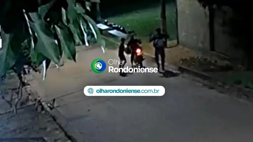 Criminosos armados roubam moto de entregador por aplicativo no bairro Mariana