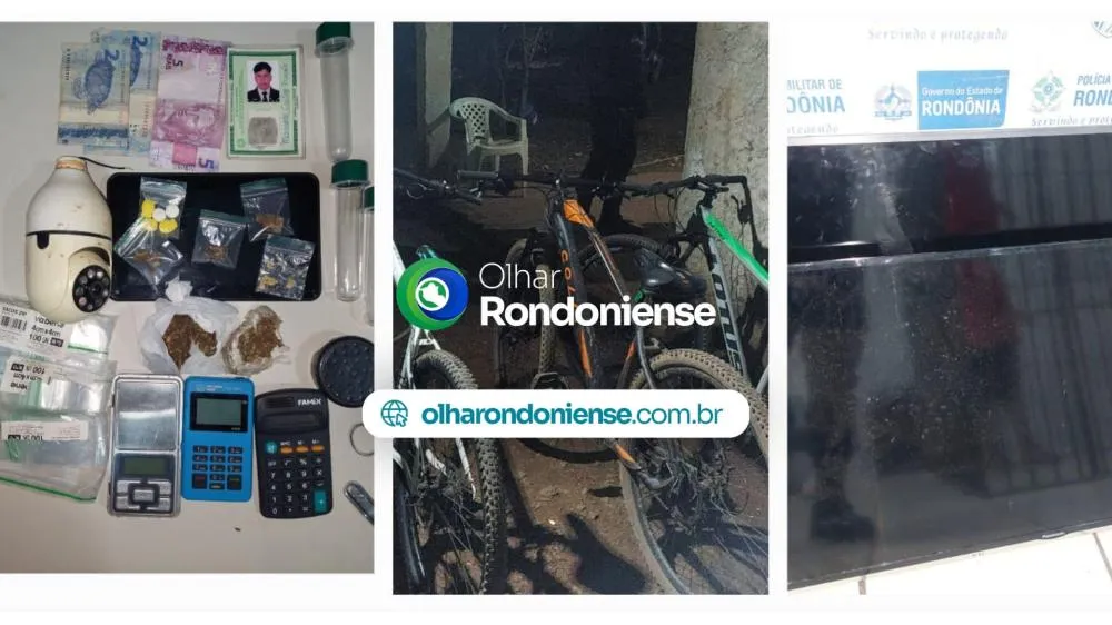 PM desarticula ponto de tráfico de drogas no bairro Aponiã, em Porto Velho