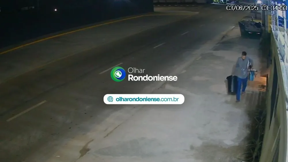 Oficina é furtada na região central de Porto Velho e câmeras flagram ação dos criminosos