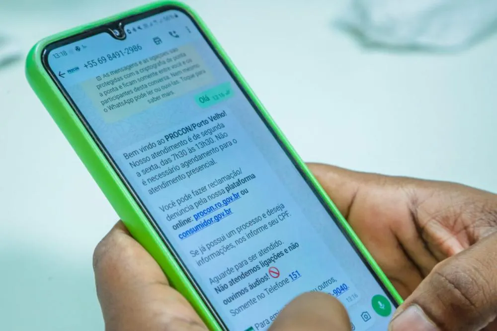 Procon de Rondônia oferece atendimento via WhatsApp para resolver problemas de consumo