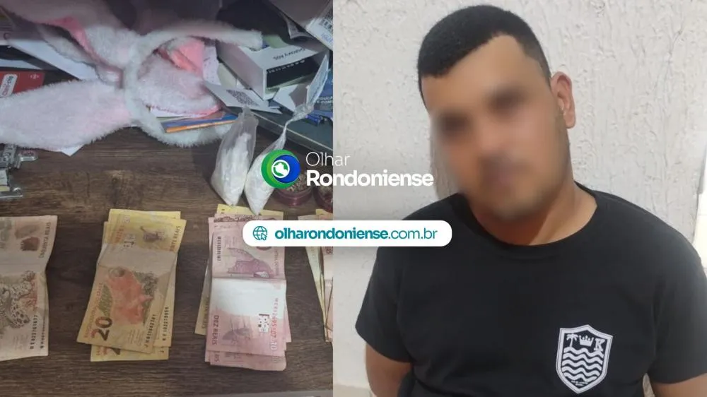 5º Batalhão da PM prende homem por tráfico de drogas no Orgulho do Madeira