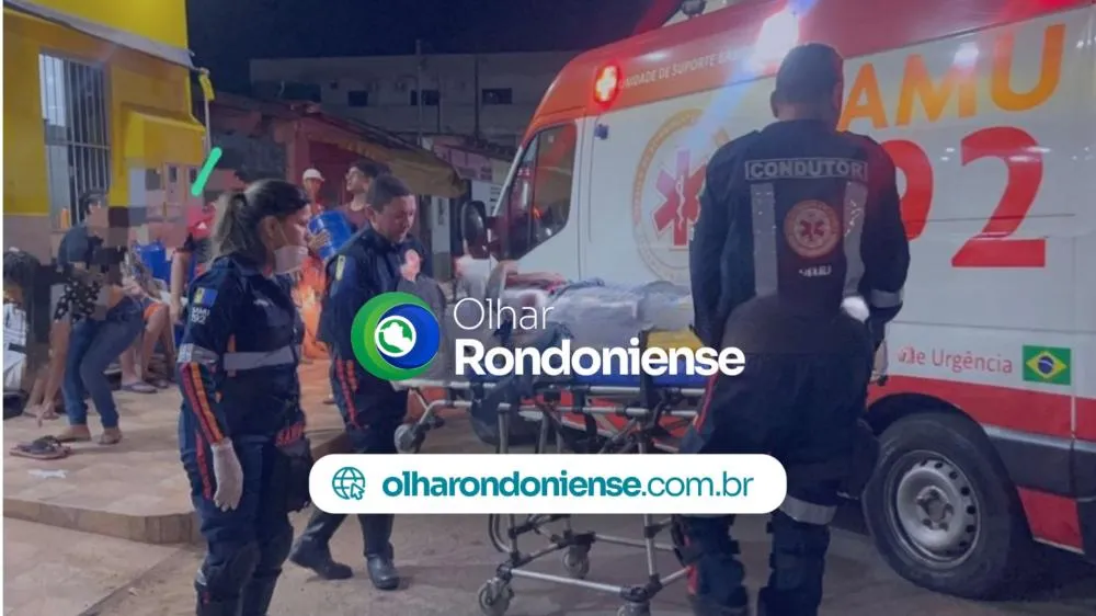 Três pessoas ficam feridas em colisão entre motocicletas na zona Sul de Porto Velho