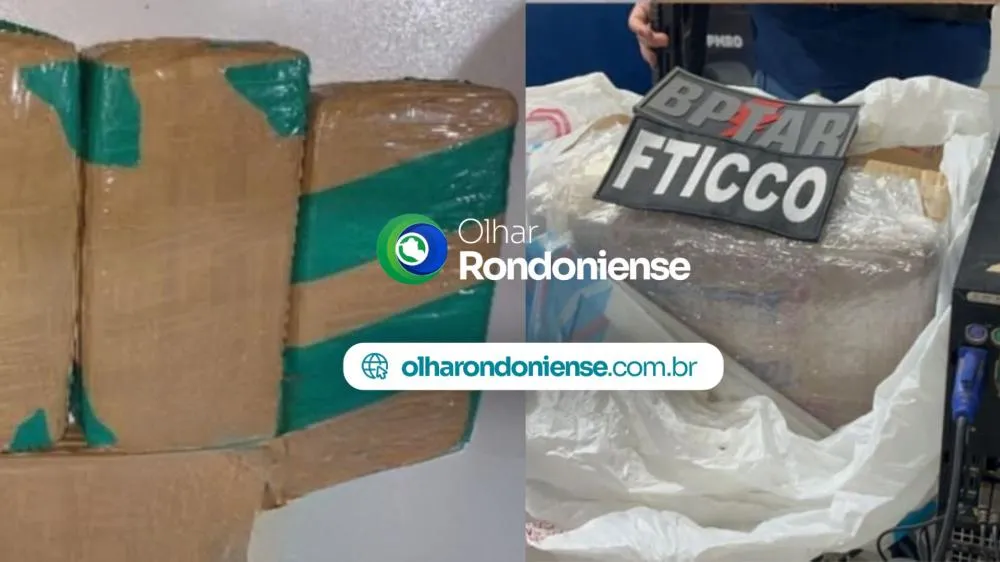 Homem é preso com cinco tabletes de cocaína após perseguição policial em Porto Velho