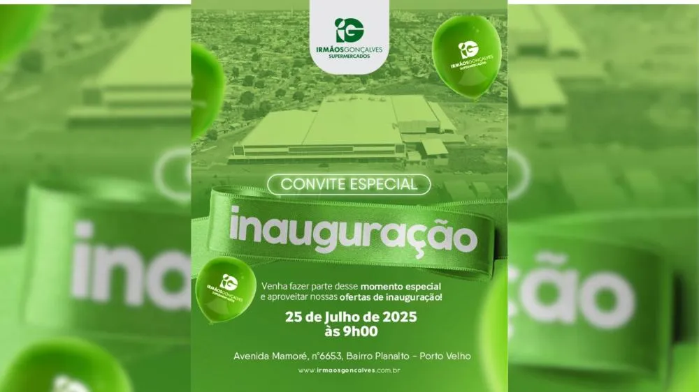 Nova unidade do Supermercado Irmãos Gonçalves reforça crescimento econômico e geração de empregos em Rondônia