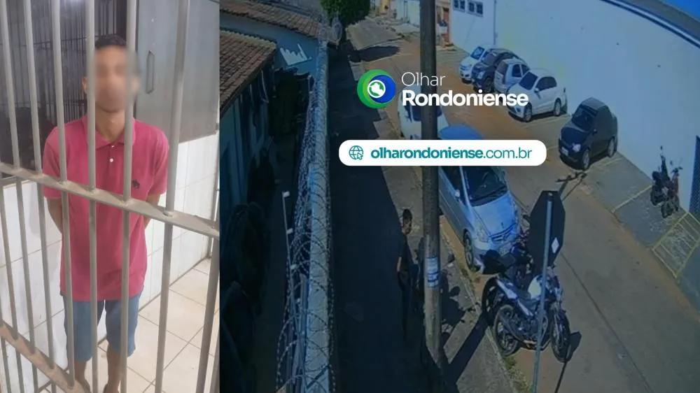 5º Batalhão captura criminoso que furtou motocicleta na Zona Sul de Porto Velho