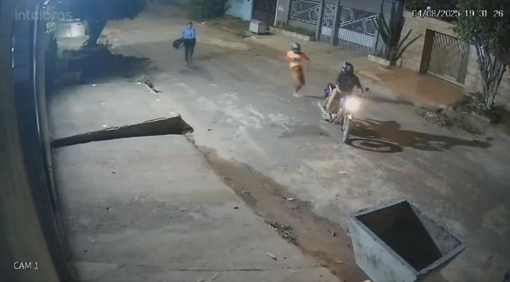 VÍDEO: CLT NÃO TEM UM DIA DE PAZ: Trabalhadora reage com sandália a tentativa de assalto na zona Sul de Porto Velho