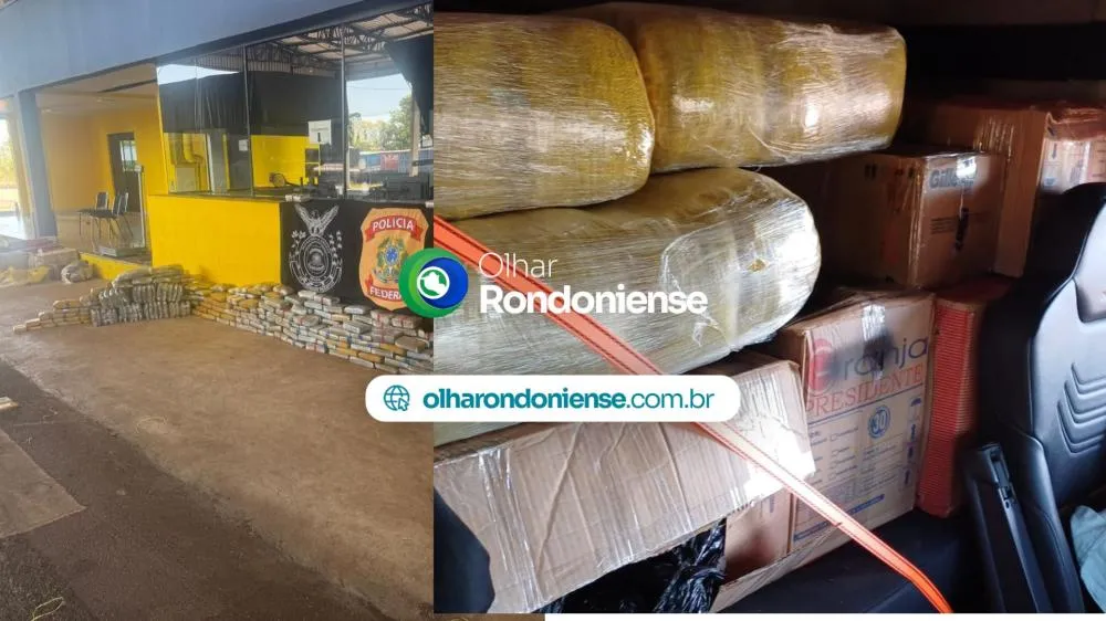 Golpe na Rota do Tráfico: PF e PRF apreendem 350 kg de Skunk em Rondônia