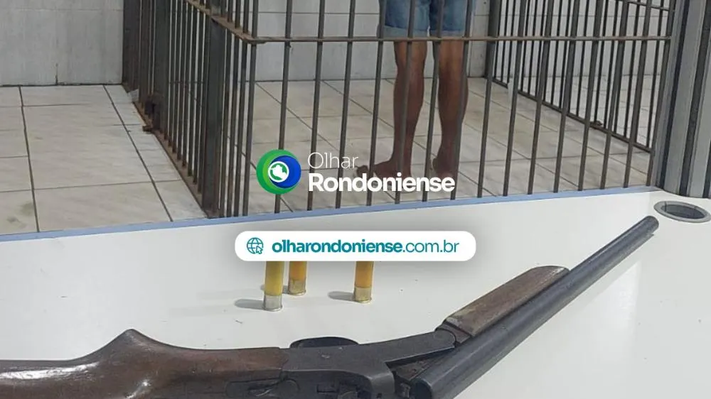 5º BPM prende homem armado com espingarda em vila de apartamentos