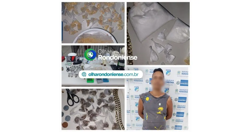 Guarnição do 5º BPM desarticula ponto de tráfico em apartamento no Orgulho do Madeira