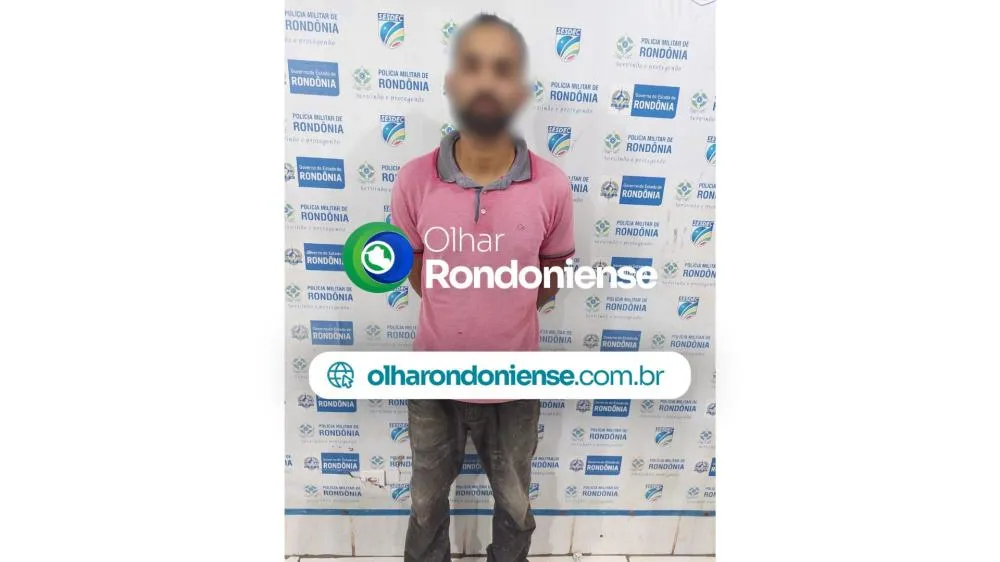 Foragido com mandado de prisão por violência doméstica é preso em Porto Velho durante patrulhamento da guarnição do 5° BPM